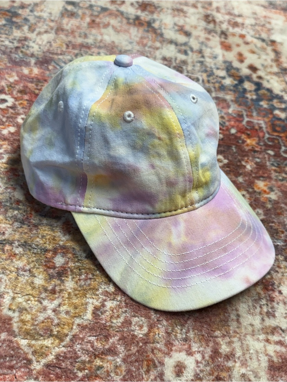 NEVER WORN Pastel Tie Dye Adjustable Baseball Cap Hat